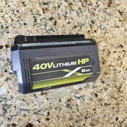Ryobi 40v Battery 6ah 