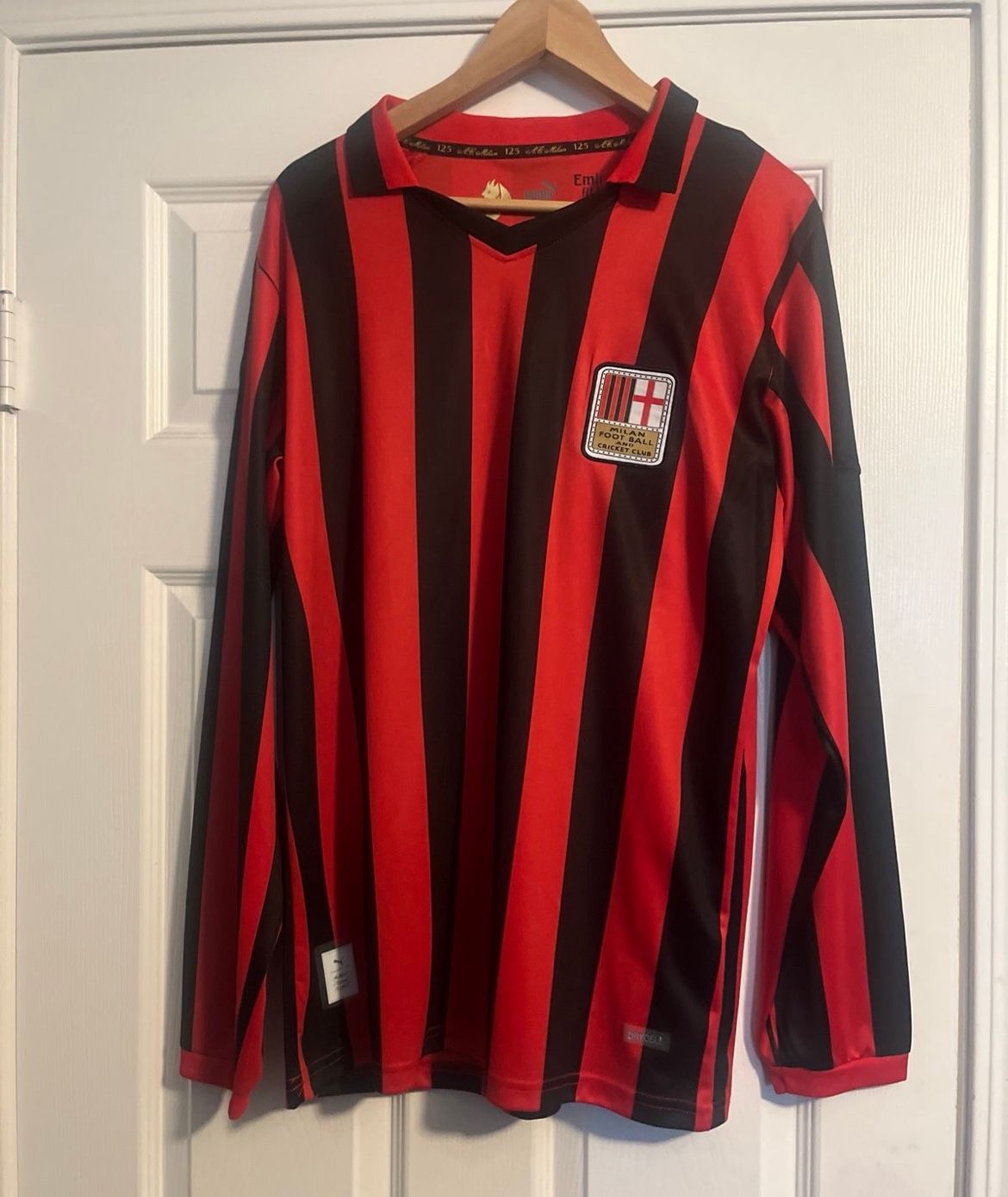 AC Milan vintage Long sleeve Jersey Santiago Gimenez Size Medium