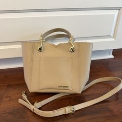 Steve Madden Cream Crossbody Bag