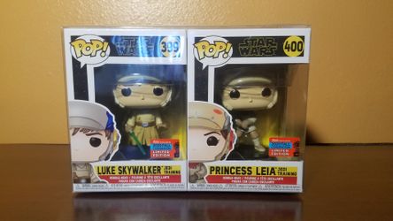 Funko Pop Luke & Leía Bundle NYCC 2020