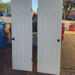Price is firm.. two.. 24x80.. closet door slabs