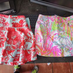 Lilly Pulitzer And Banana Repulic Skirts