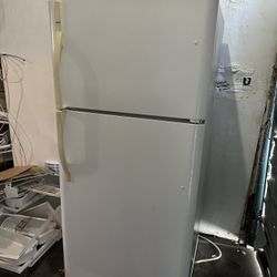 Refrigerator with ice maker works great. We sell all the time.