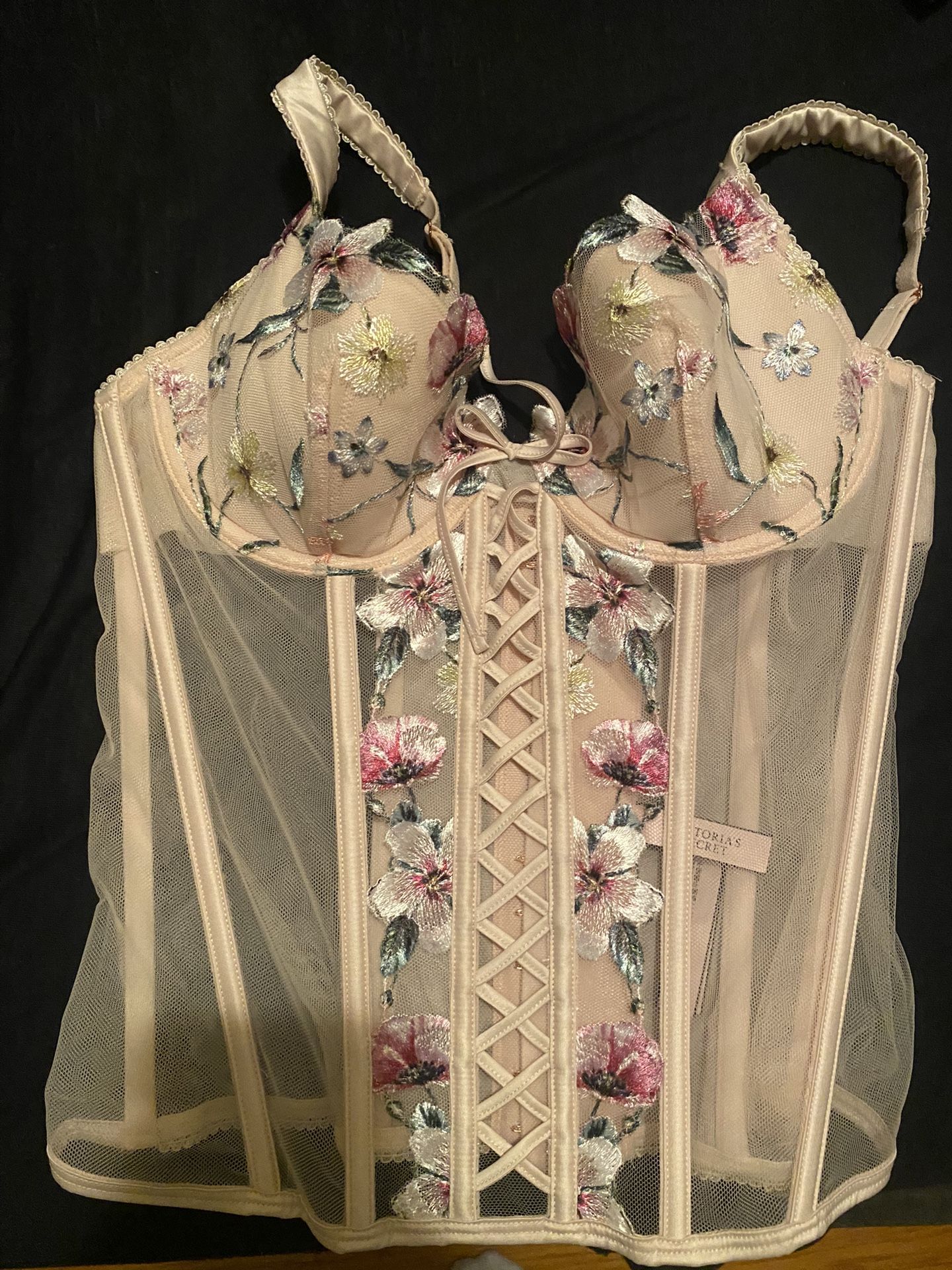 Victorias Secret Floral Corset