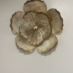 Gold Flower Wall Decor