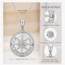 NEW GRADUATION NECKLACE 925 STERLING SILVER 