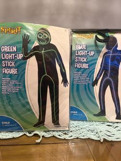 NEW Stick Up Figure Custume with adjustable lights
