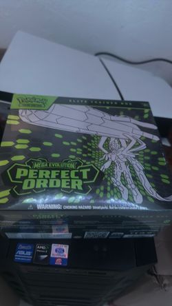 Pokémon cards, mega evolution, perfect order, elite trainer box (DESCRIPTION)