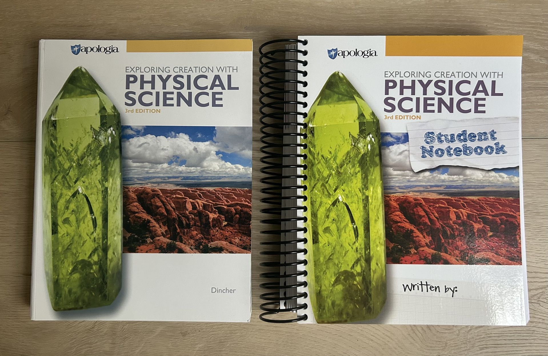 Apologia physical science Exploring creation Textbook, Student notebook