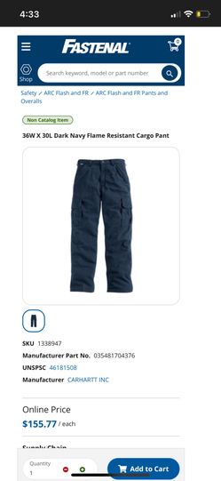 Carhartt fire resistant pants