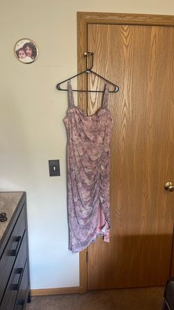 Shein Floral Mesh midi dress