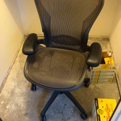 Authentic Herman Miller Aeron Chair Size B