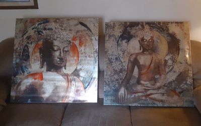 Set of Buddha art paintings 
