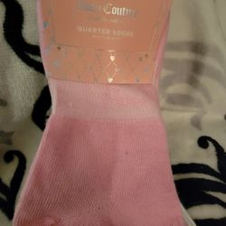 Juicy Couture Quarter Socks 8 Pairs