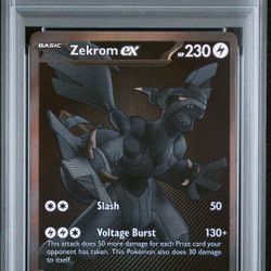 Pokemon Black Bolt Zekrom Ex #172