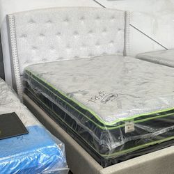 New Queen Size Bed And Matres Free Delivery 