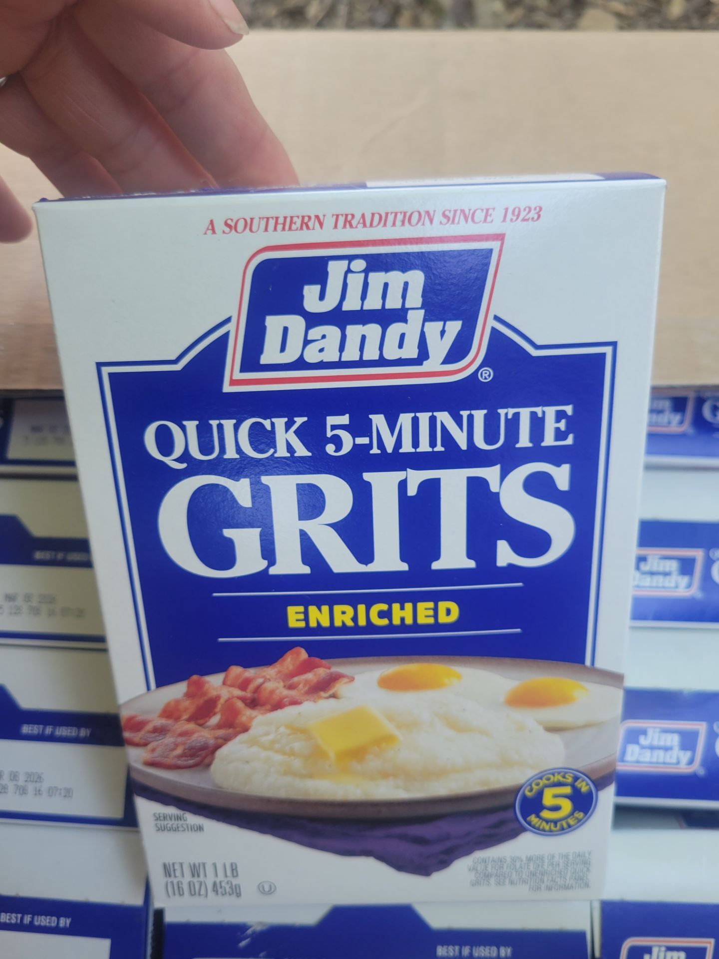Jim Dandy Quick 5-Minute Grits 1 LB 1 case