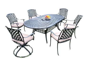 CBM Patio 7 Piece Dining Table Set DS-MLV4284T