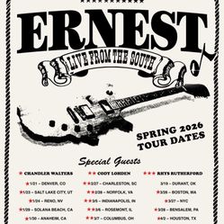 ERNEST BELLY UP THURSDAY 1/29