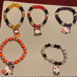 Hand made Hello kitty bracelets