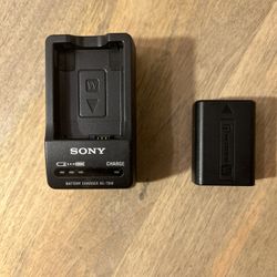 Sony NP-FW50 Battery & Sony BC-TRW Charger 