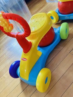 Playskool Bounce and Ride Active Toy Ride-On for Toddlers 12 Months and Up with Stationary Mode