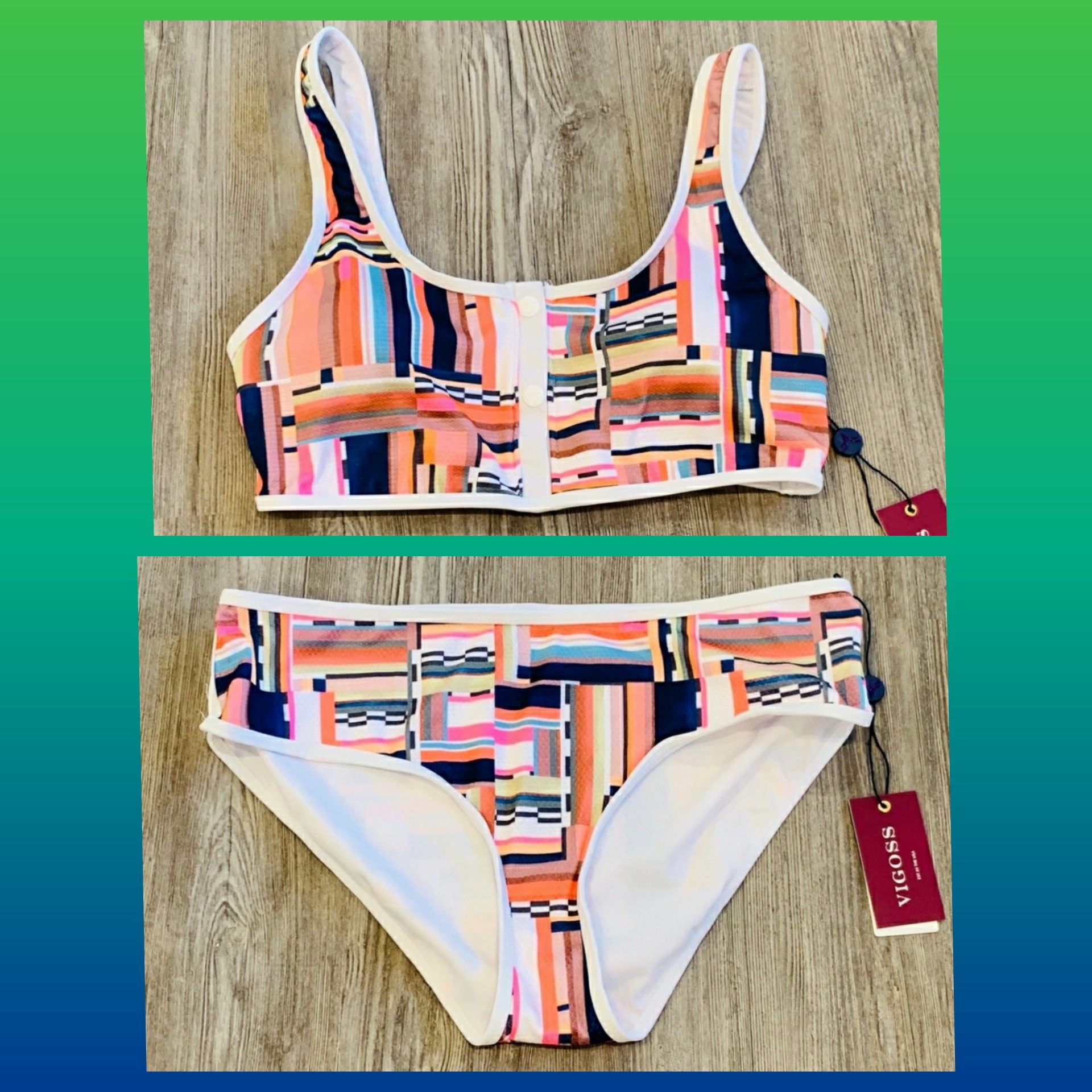 BRAND NEW Vigoss 2 Pc. Bikini Size Medium