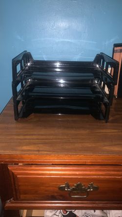 3 Shelf Stackable Letter Tray 