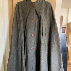 Vintage (Marked Down Again)1984 Banana Republic 100% Wool Cape