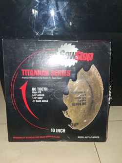 Saw titanium blade