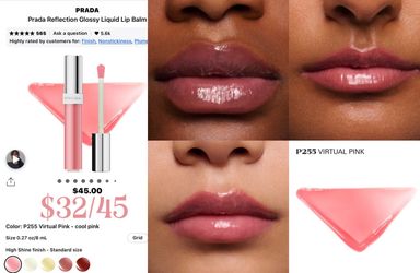 Dior, Chanel, Prada, YSL, Rare Beauty Lipsticks