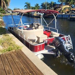 Misty Harbor 1885 Explorer 18 ft Pontoon Yamaha 50 HP (2021) 463 hrs