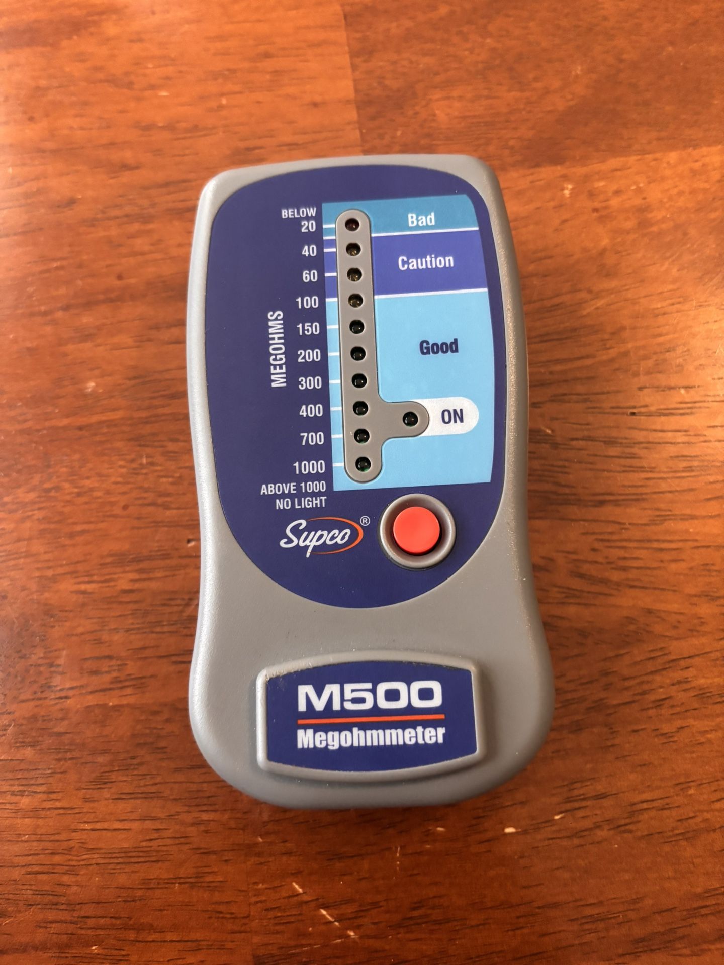 Supco M500 Insulation Tester/ Electronic Megohmmeter