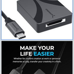 Brand New USB Type C CF Express Type A Card Reader, Plug & Play