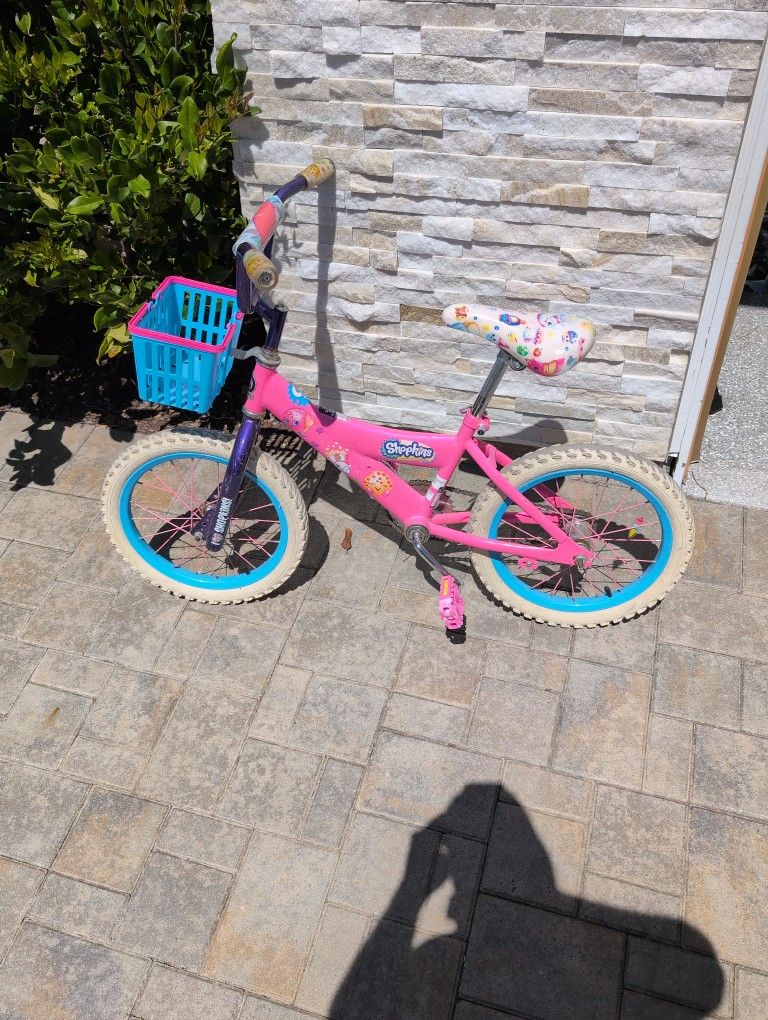 Shopkins Kids Bike 16" Wheels