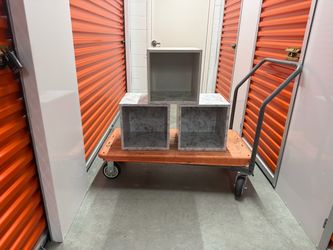 3-Piece Marble-Look Cube Storage Shelf Set