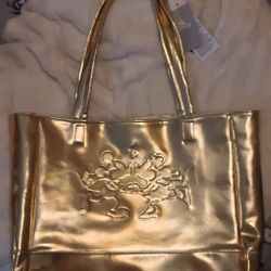 Gold Disney Tote 