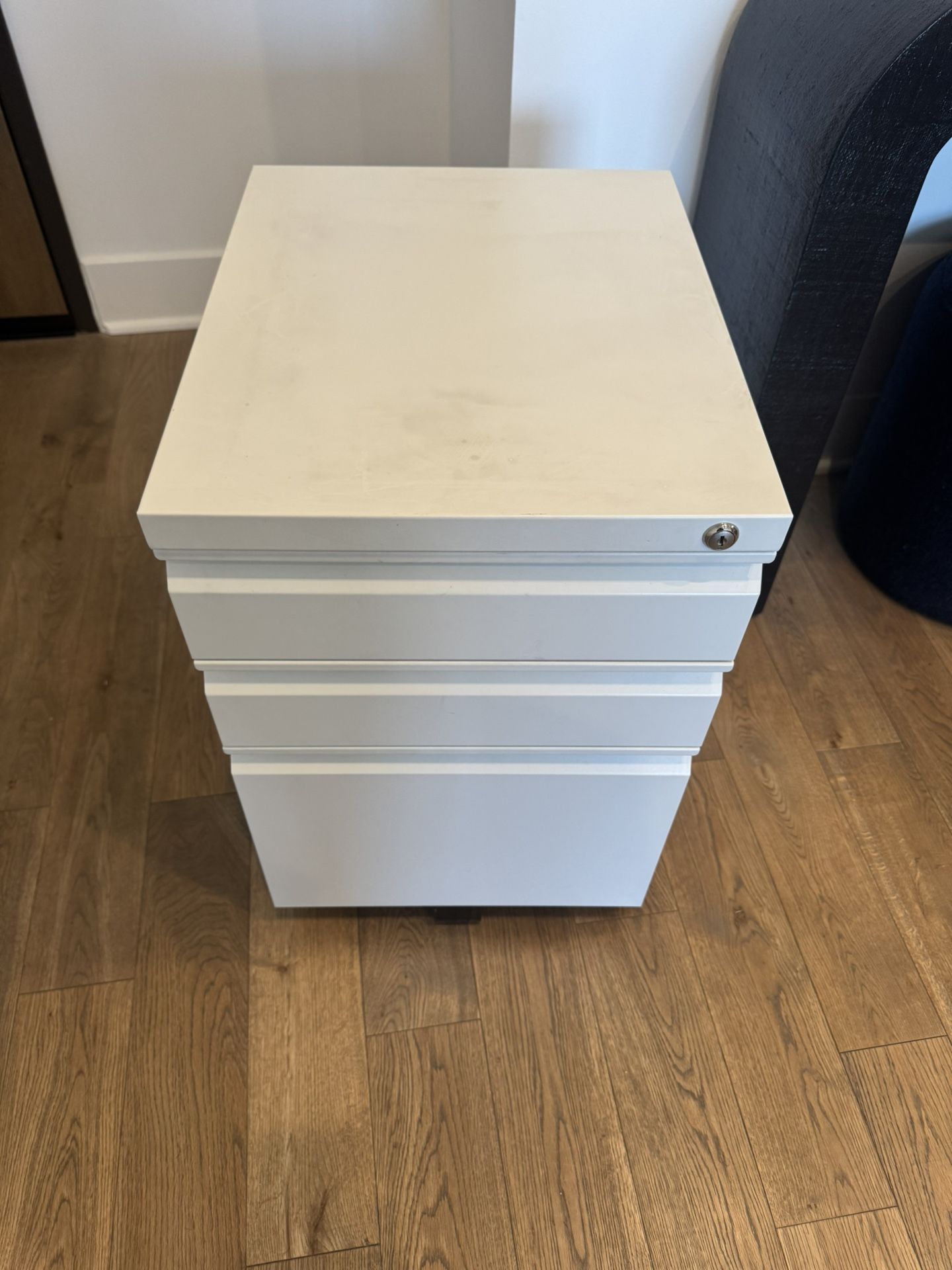 IKEA White Metal Filing Cabinet