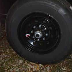 4 NEW 16"  8 Lug Trailer Wheels And Tires 10ply Load Range E 