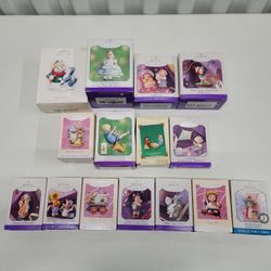 Lot Of 15 Hallmark Keepsake Ornaments Christmas Holiday Vintage