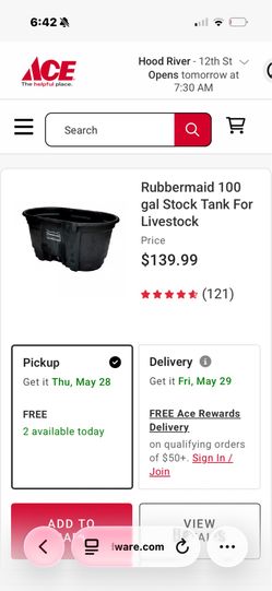 Rubbermaid  Stock Tank 100-Gallon