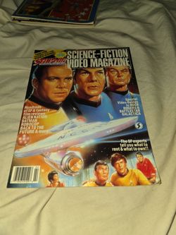 STARLOG SCIENCE FICTION VIDEO MAGAZINE #2, 1988, STAR TREK, BUCK ROGERS, SHEENA!