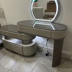 Makeup Vanity Retro Mirror Led 