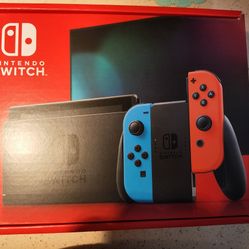 Nintendo Switch Gray / Neon Blue And Neon Red Joy‑Con