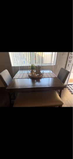 Table and chairs