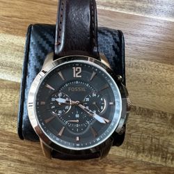 Fossil Rose Gold Dress Watch