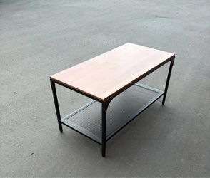 Brown and Black Coffee Table