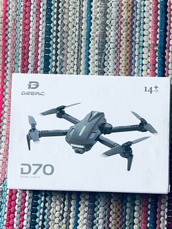 Brand New  DEERC Drone with Camera, D70 Drones with Camera for Adults 1080P HD!!!!!!