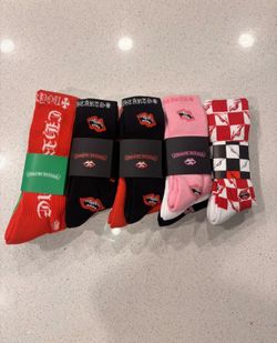 Chrome Hearts Socks 3 Pair for $50