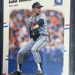 1988 Fleer Update John Smoltz Baseball Rookie Card